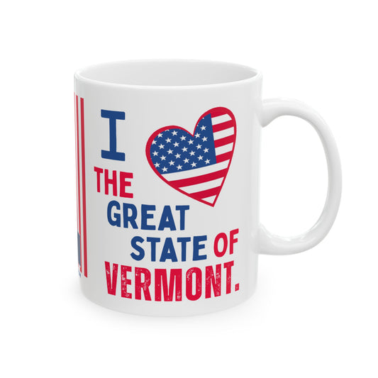 Vermont - I Love -  Mug - 11 oz