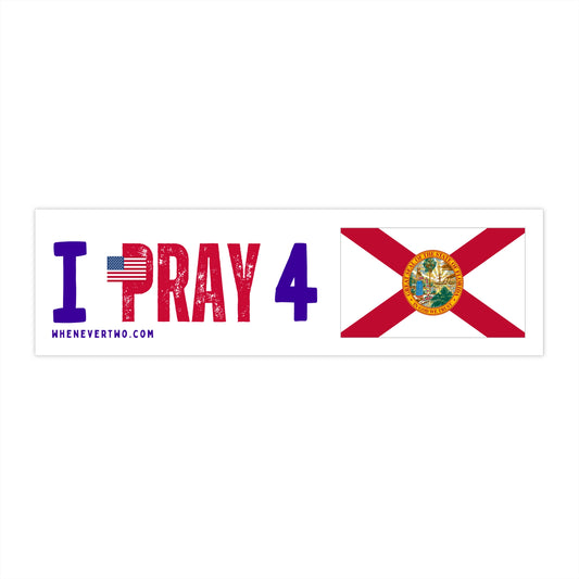 Florida - I Pray - Bumper Sticker - Regular