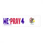 Illinois - We Pray - Bumper Sticker - Regular