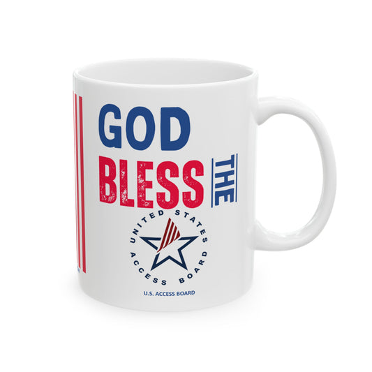 U.S. Access Board - Major Agencies - God Bless - Mug - 11 oz