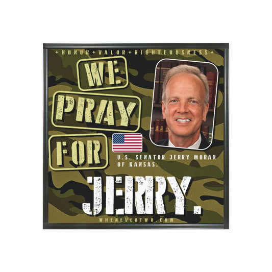 Jerry Moran - Legislative Senator Kansas - The Man Cave Magnet - 3'' - [247]
