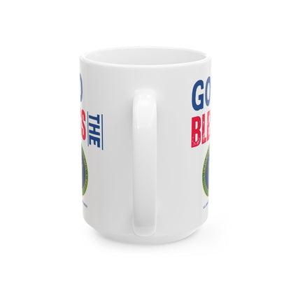 Energy - Cabinet - God Bless -  Mug - 15 oz