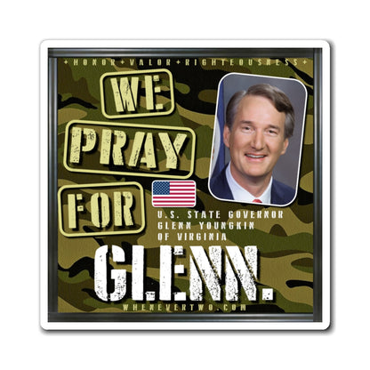 Glenn Youngkin - State Executive Governor Virginia - The Man Cave Magnet - 3'' - [298]
