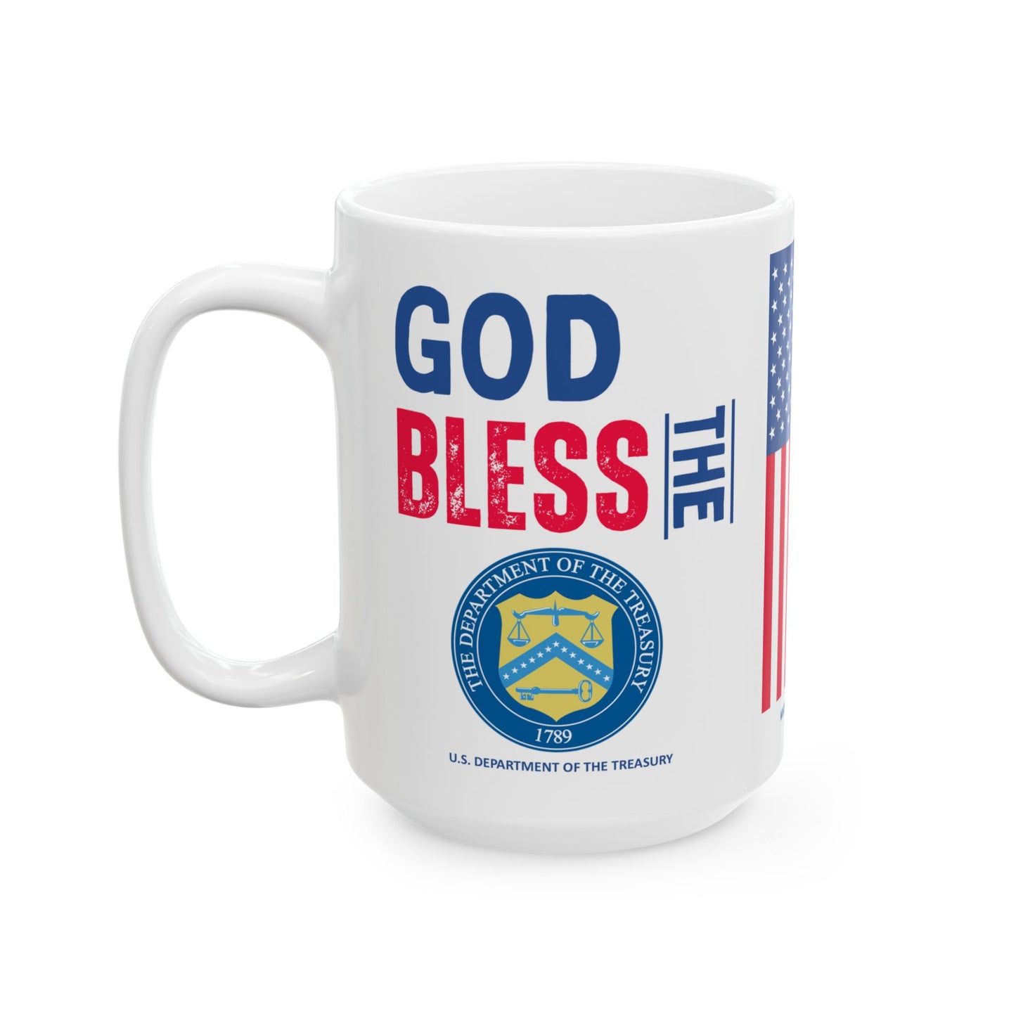 Treasury - Cabinet - God Bless -  Mug - 15 oz