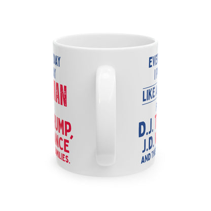 Donald John Trump. - JD Vance - I Pray - Mug - 11oz - [209]