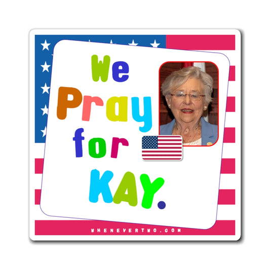 Kay Ivey - State Executive Governor Alabama - Noah's Rainbow Magnet - 3'' - [274]