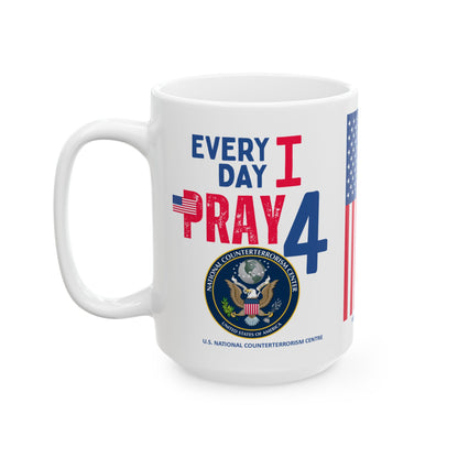U.S. National Counterterrorism Centre - Major Agencies - I Pray - Mug - 15 oz