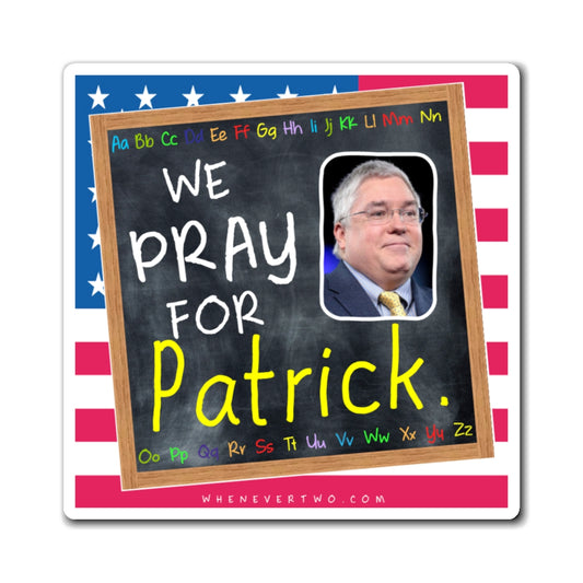 Patrick Morrisey - State Executive Governor West Virginia - The Blackboard Magnet - 3'' - [299]