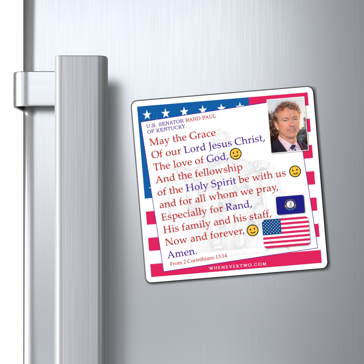 Rand Paul - Legislative Senator Kentucky - The Benediction Blessing Magnet - 4'' - [251]