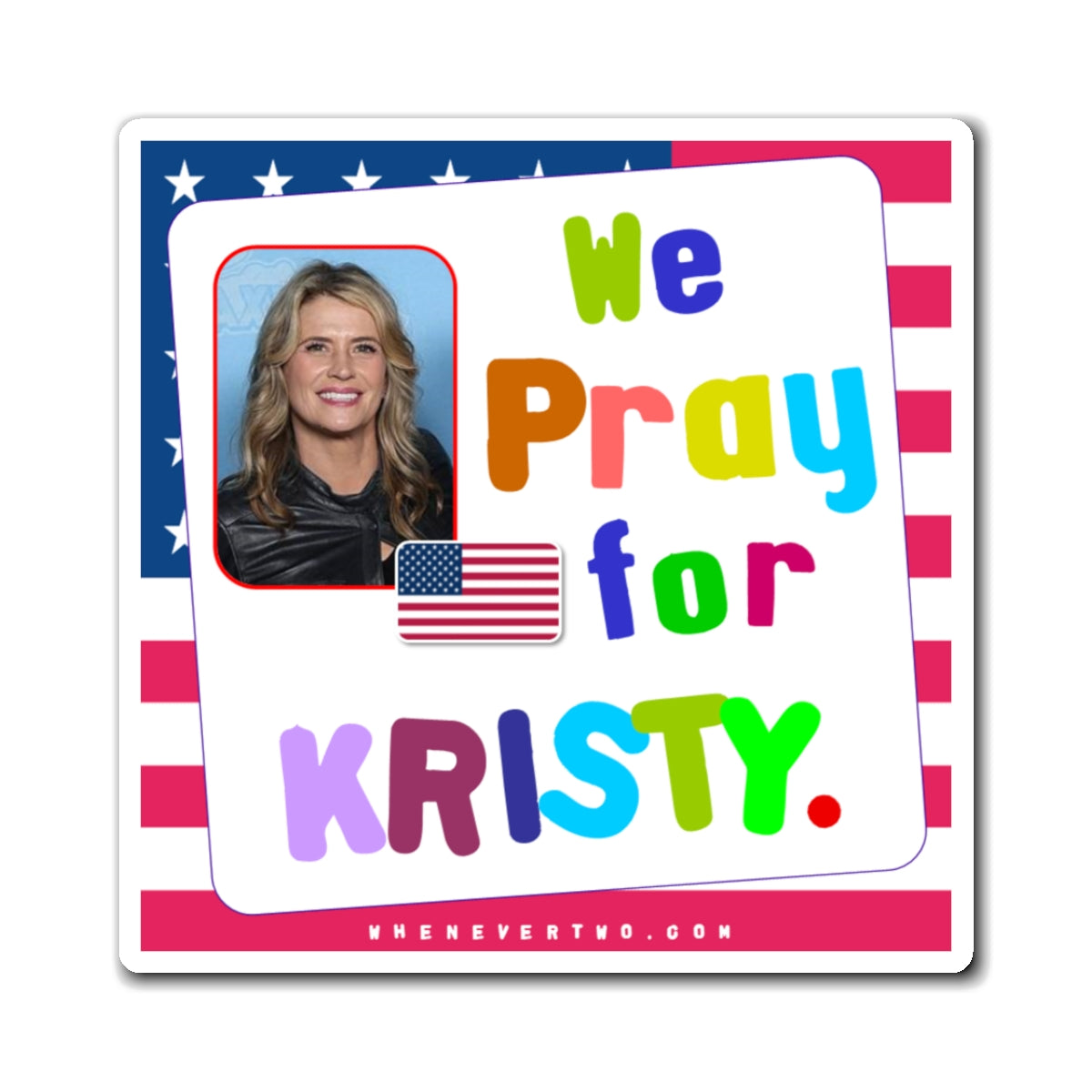 Kristy Swanson - We The People - Noah's Rainbow Magnet - 3'' - [64]