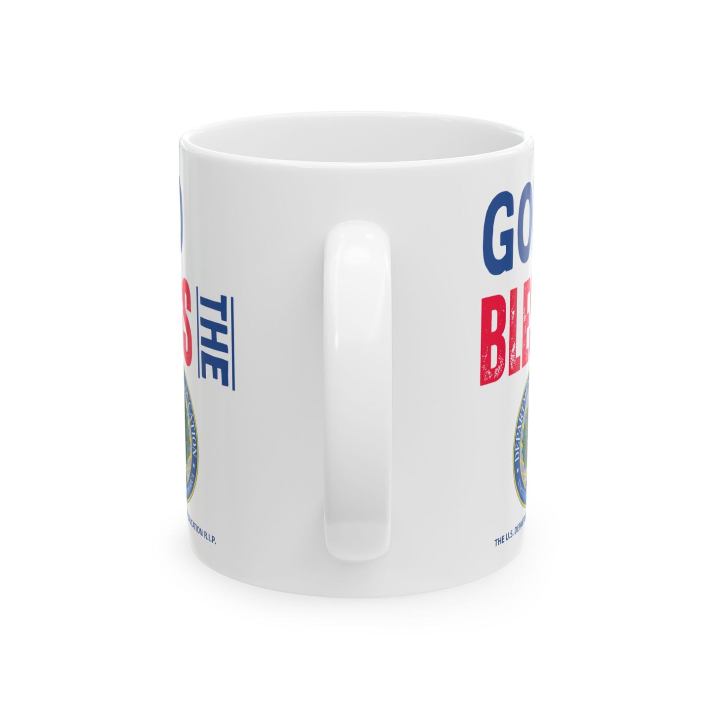 Education - Cabinet - God Bless -  Mug - 11 oz
