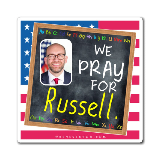 Russell Vought - Executive Cabinet Director of the Office of Management and Budget - The Blackboard Magnet - 3'' - [130]
