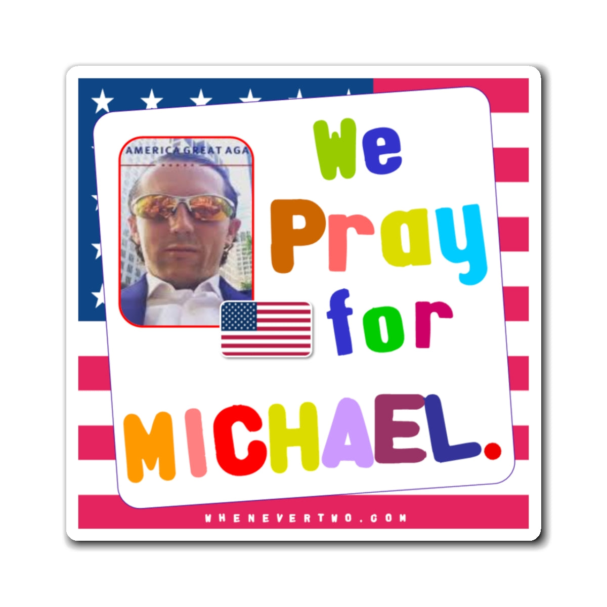 Michael Solakiewicz - We The People - Noah's Rainbow Magnet - 3'' - [192]