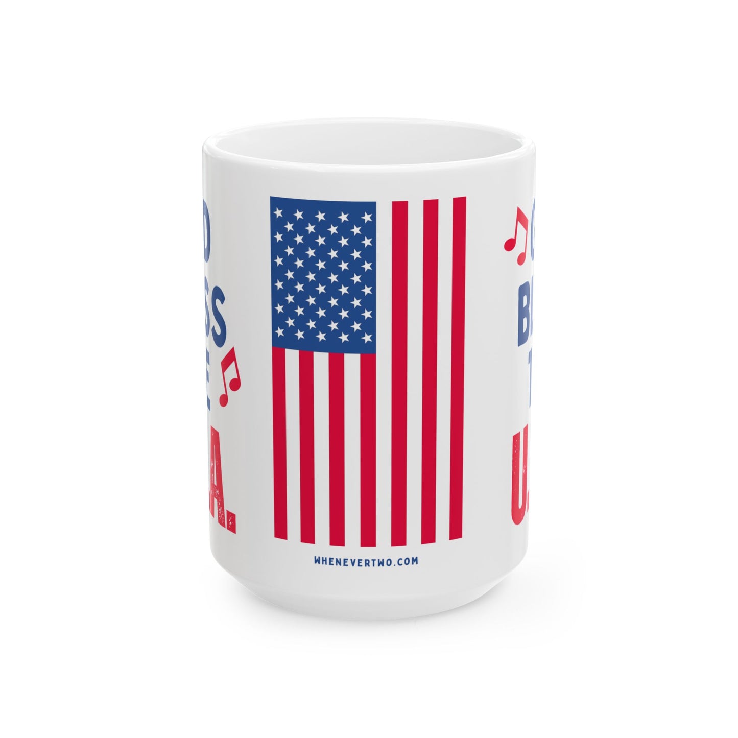 Donald John Trump. - Executive White House President of the United States of America - God Bless - Mug - 15oz - [209]