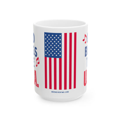 Donald John Trump. - Executive White House President of the United States of America - God Bless - Mug - 15oz - [209]