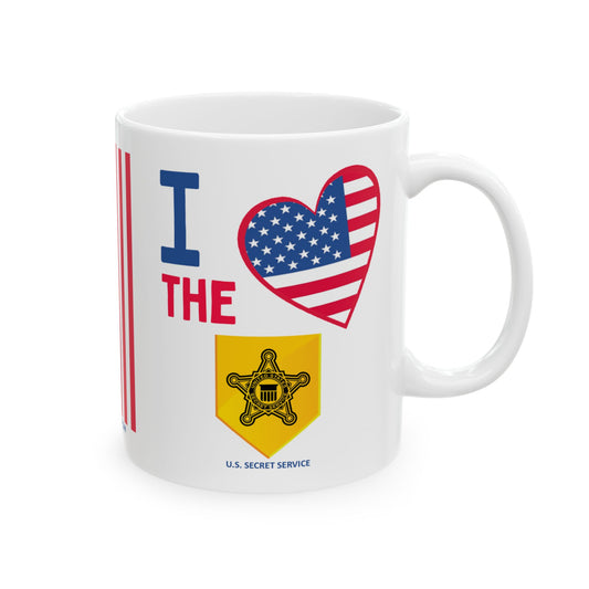 U.S. Secret Service - Major Agencies - I Love - Mug - 11 oz