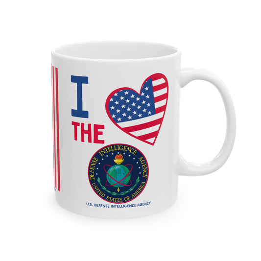U.S. Defense Intelligence Agency - Major Agencies - I Love - Mug - 11 oz