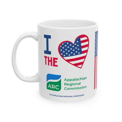 The Appalachian Regional Commission - Major Agencies - I Love -  Mug - 11 oz