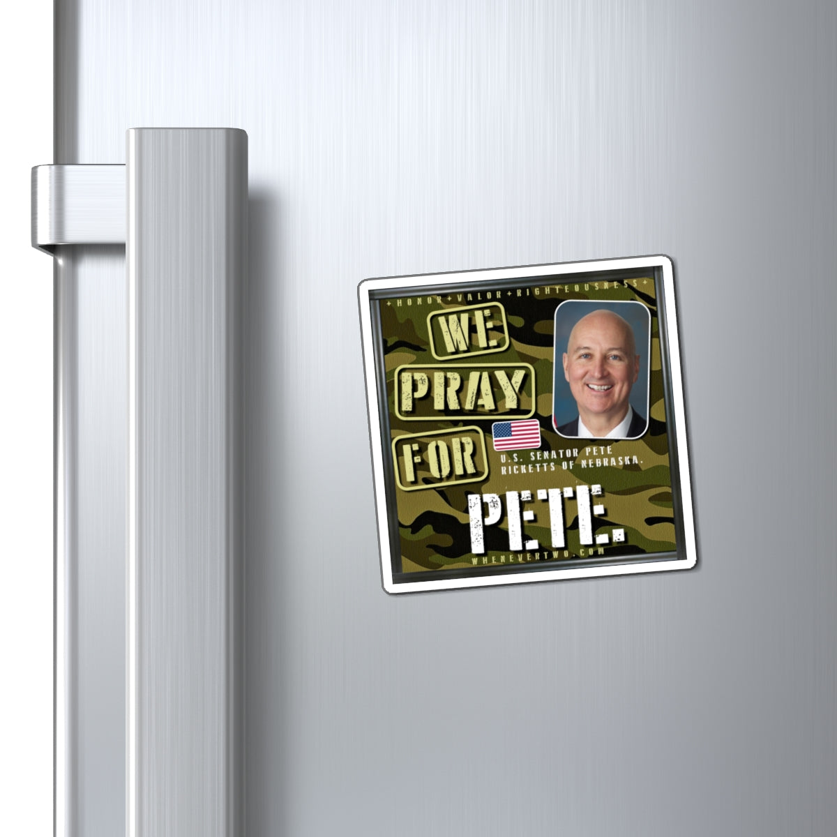 Pete Ricketts - Legislative Senator Nebraska - The Man Cave Magnet - 3'' - [252]