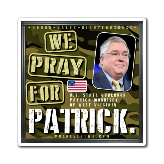 Patrick Morrisey - State Executive Governor West Virginia - The Man Cave Magnet - 3'' - [299]