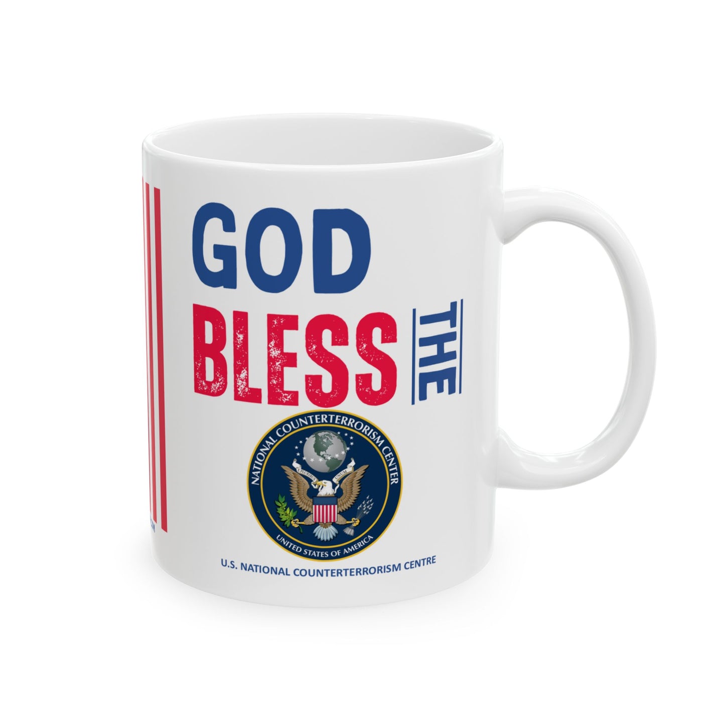 U.S. National Counterterrorism Centre - Major Agencies - God Bless - Mug - 11 oz