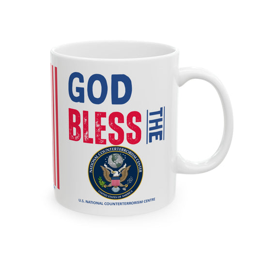 U.S. National Counterterrorism Centre - Major Agencies - God Bless - Mug - 11 oz