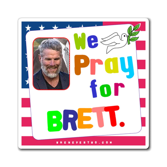 Brett Favre - We The People - Noah's Rainbow Magnet - 3'' - [14]