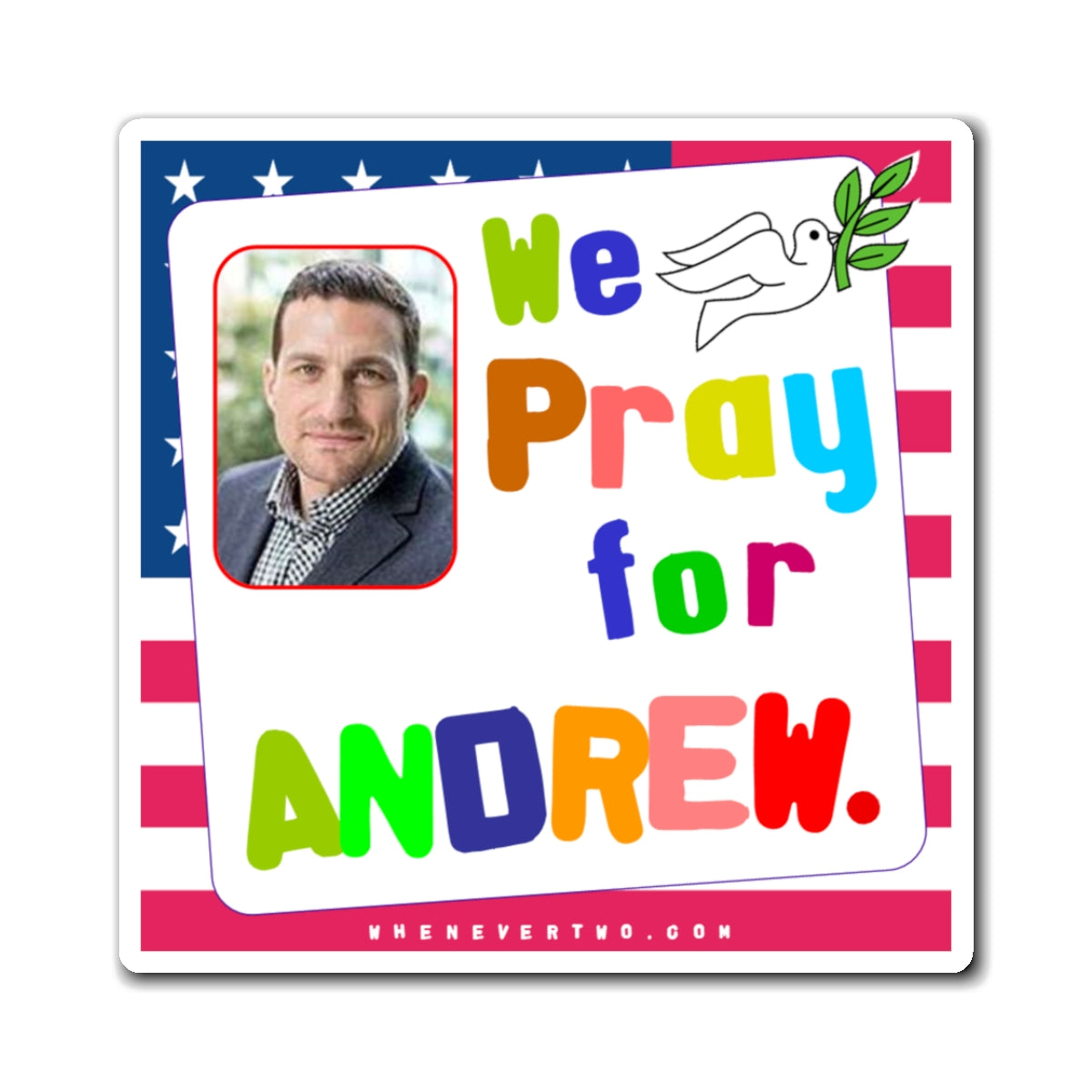 Andrew Huberman - We The People - Noah's Rainbow Magnet - 3'' - [2]