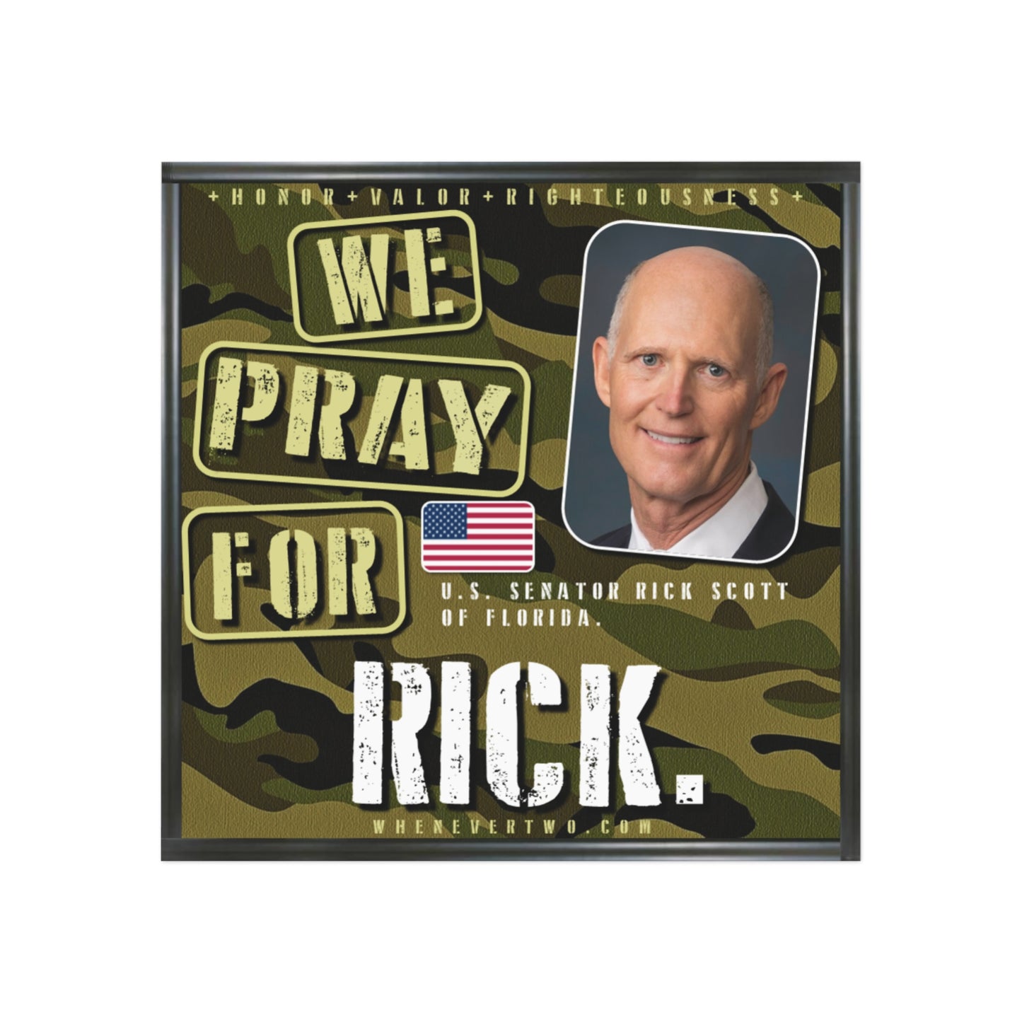 Rick Scott - Legislative Senator Florida - The Man Cave Magnet - 3'' - [256]