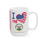 U.S. Defense Information Systems Agency - Major Agencies - I Love - Mug - 15 oz