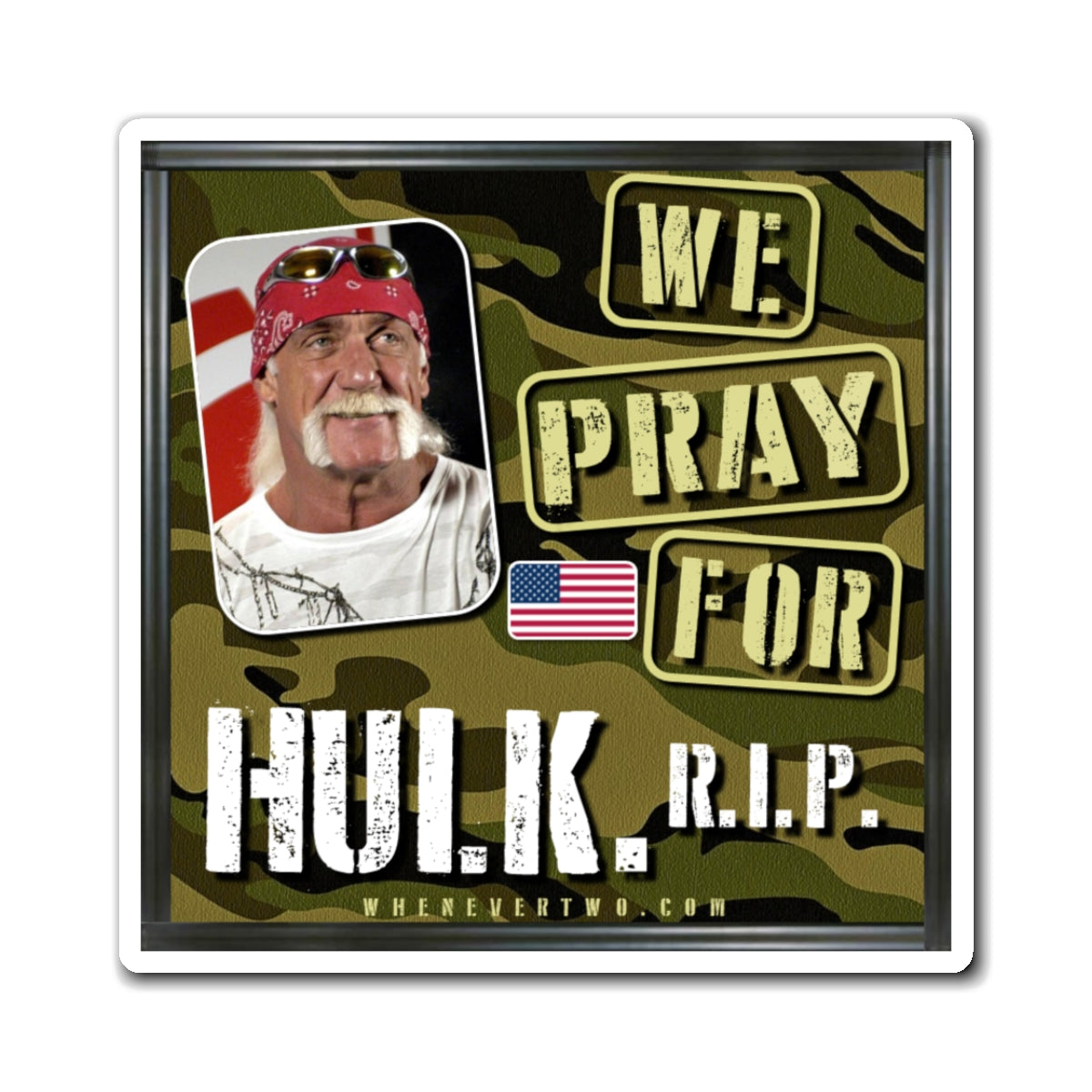 Hulk Hogan - We The People - The Man Cave Magnet - 3'' - [44]
