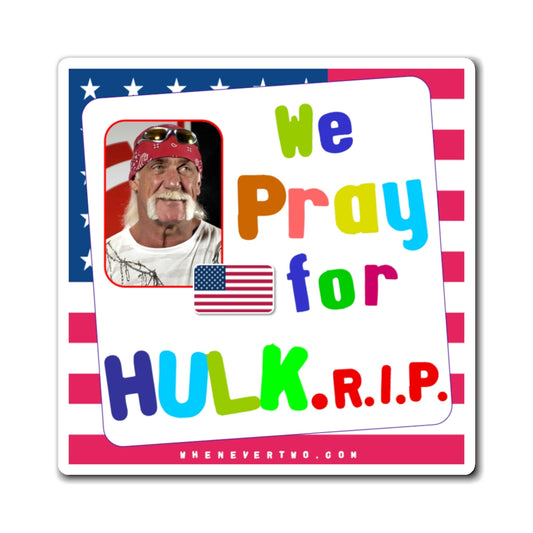 Hulk Hogan - We The People - Noah's Rainbow Magnet - 3'' - [44]