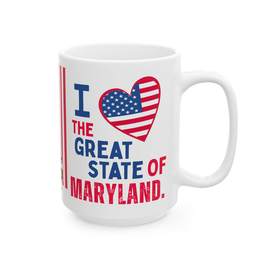 Maryland - I Love -  Mug - 11 oz