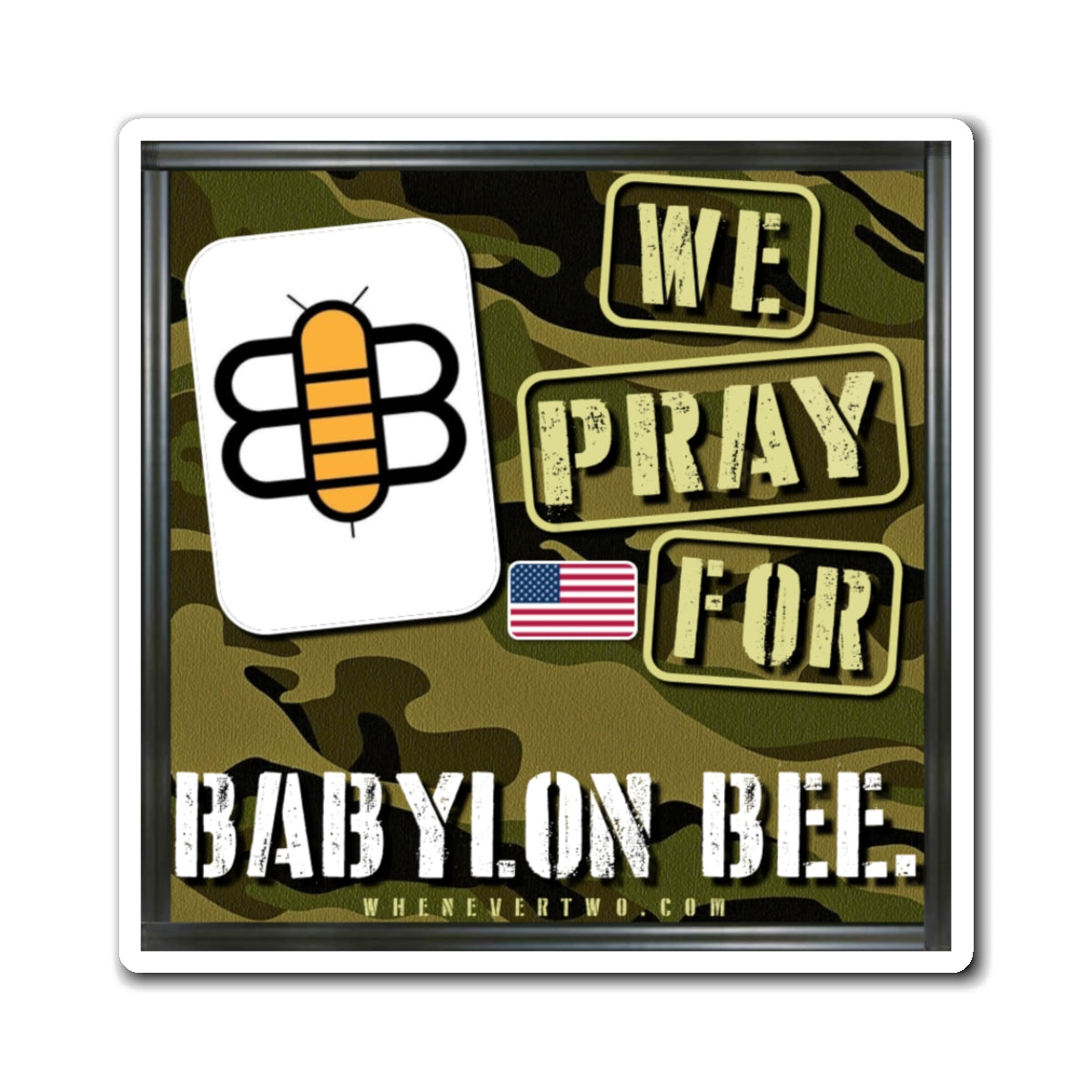 Babylon Bee - We The People - The Man Cave Magnet - 3'' - [208]