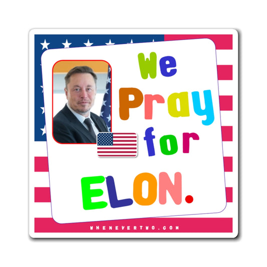 Elon Musk - We The People - Noah's Rainbow Magnet - 3'' - [36]