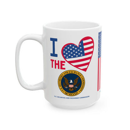 U.S. Securities and Exchange Commission - Major Agencies - I Love - Mug - 15 oz