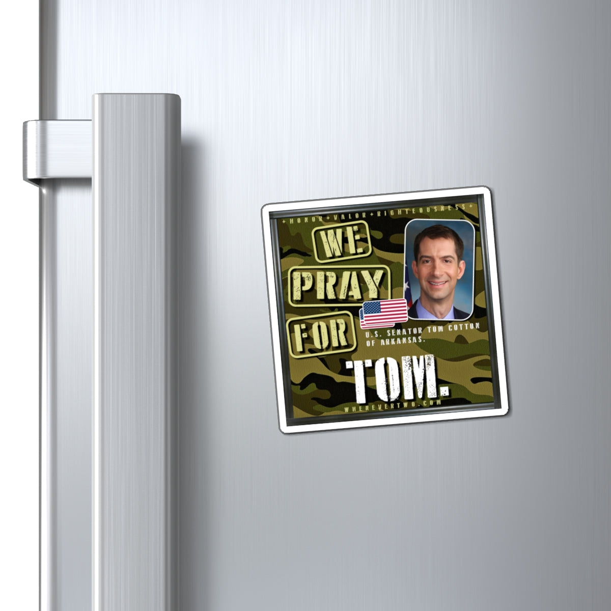Tom Cotton - Legislative Senator Arkansas - The Man Cave Magnet - 3'' - [222]