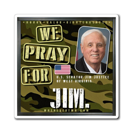 Jim Justice - Legislative Senator West Virginia - The Man Cave Magnet - 3'' - [238]