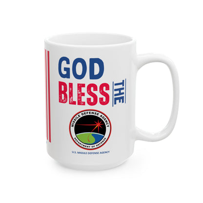 U.S.  Missile Defense Agency - Major Agencies - God Bless - Mug - 15 oz