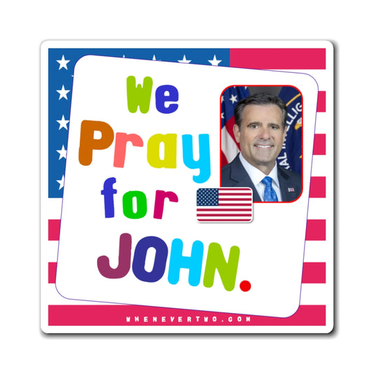 John Ratcliffe - Executive Cabinet CIA Director - Noah's Rainbow Magnet - 3'' - [109]