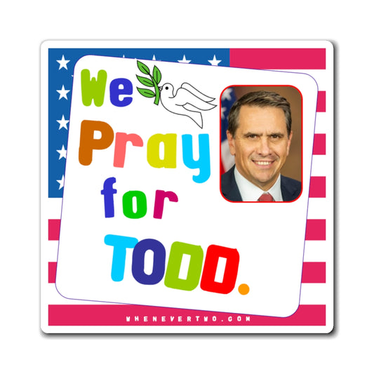 Todd Blanche -Executive Cabinet United States Attorney General - Noah's Rainbow Magnet - 3'' - [366]