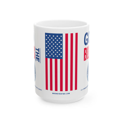 U.S. Cybersecurity and Infrastructure Security Agency - Major Agencies - God Bless - Mug - 15 oz