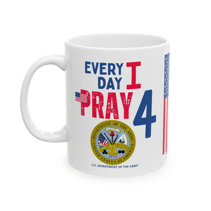 U.S. Department of the Army - Major Agencies - I Pray - Mug - 11 oz