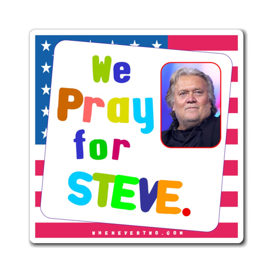 Steve Bannon - We The People - Noah's Rainbow Magnet - 3'' - [308]