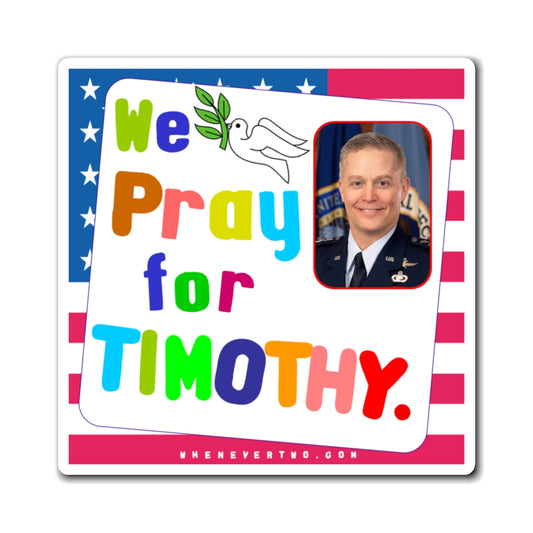 General Timothy D. Haugh - Executive Cabinet NSA Director - Noah's Rainbow Magnet - 3'' - [111]