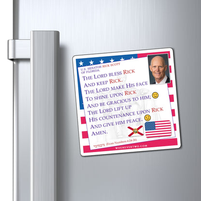 Rick Scott - Legislative Senator Florida - The Aaronic Blessing Magnet - 4'' - [256]