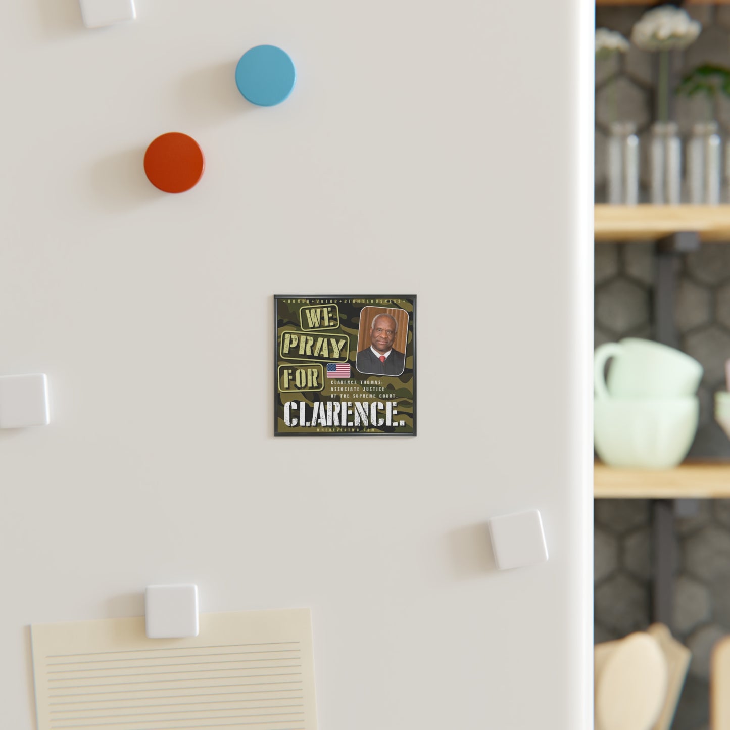 Clarence Thomas - Judiciary Supreme Court Associate Justice - The Man Cave Magnet - 3'' - [137]