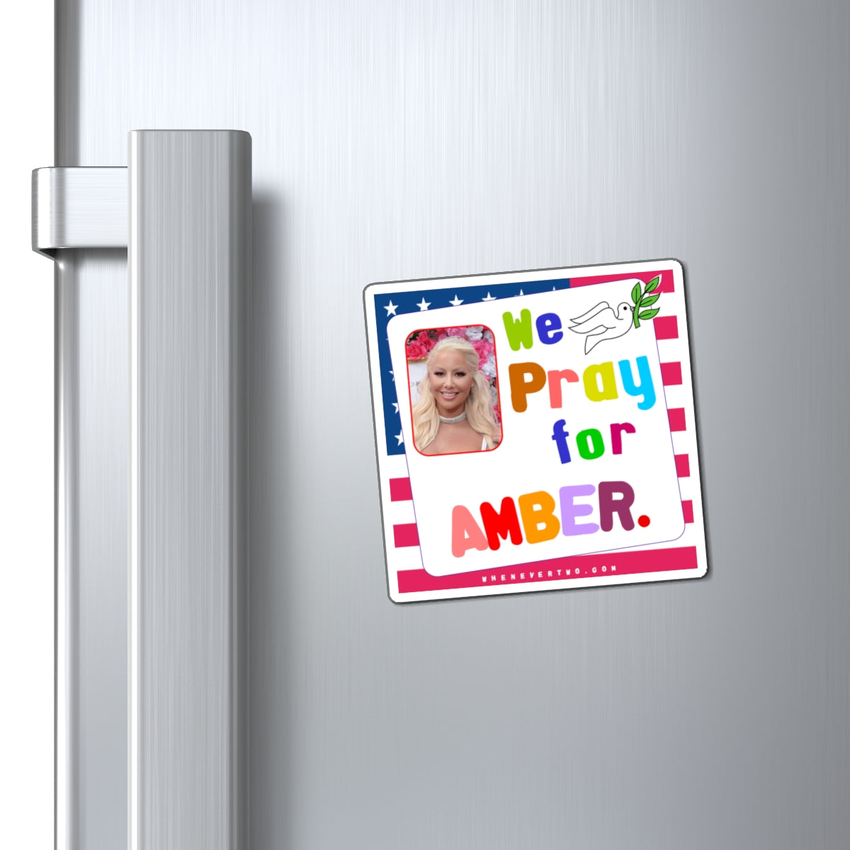 Amber Rose - We The People - Noah's Rainbow Magnet - 3'' - [149]