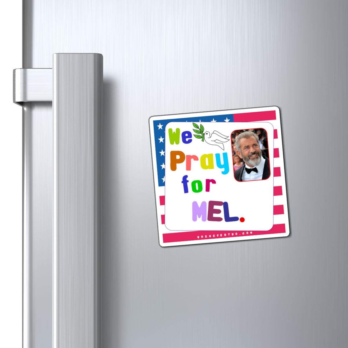Mel Gibson - We The People - Noah's Rainbow Magnet - 3'' - [75]
