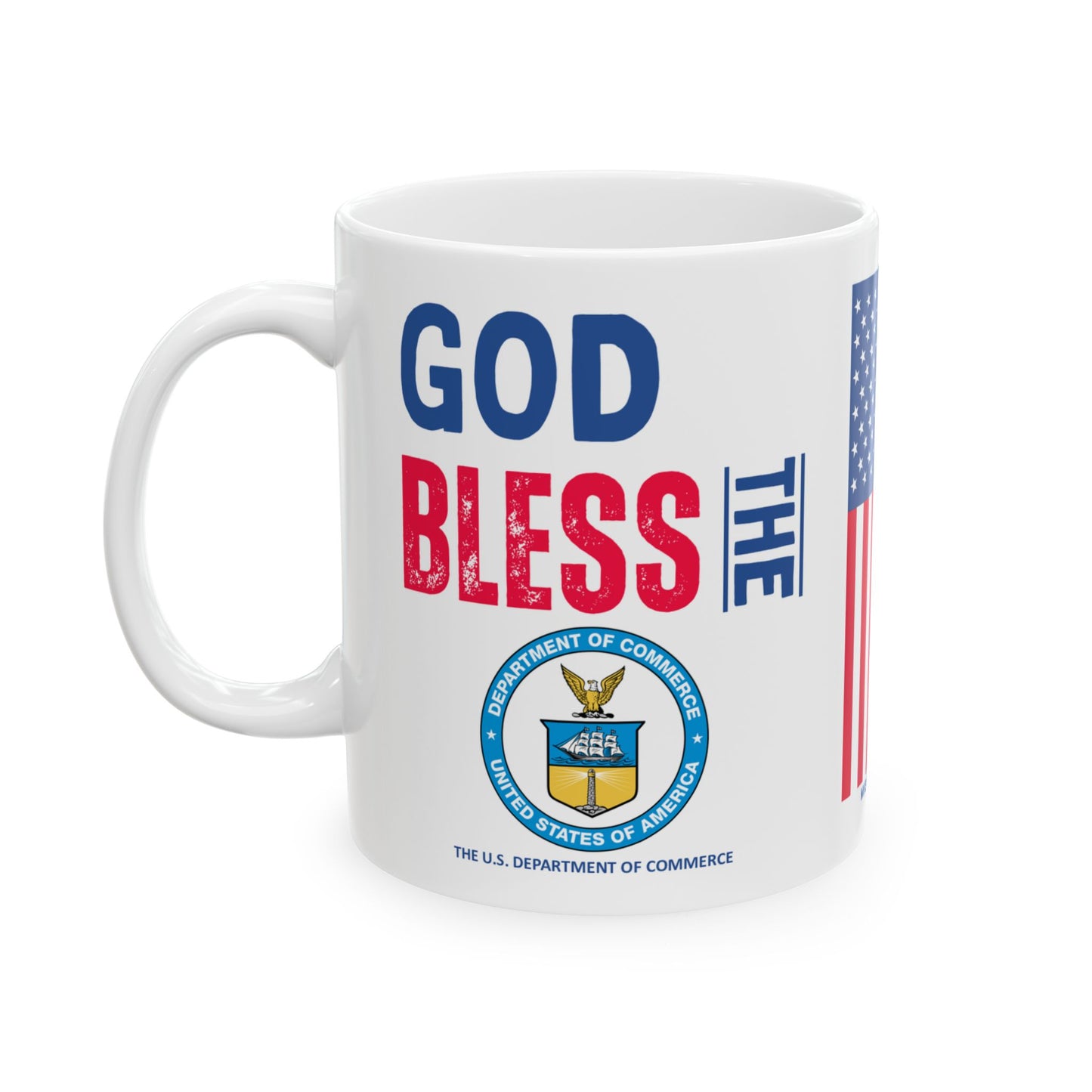Commerce - Cabinet - God Bless -  Mug - 11 oz